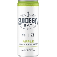 Image of WEEKLY DEAL Bodega Bay Hard Seltzer Apple Ginger and Acai Berry 250ml