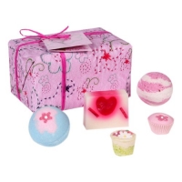 Image of MEGA DEAL Bomb Cosmetics Pretty in Pink Gift Pack Damaged Box
