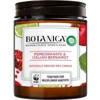 Image of MEGA DEAL Botanica Air Wick Pomegranate And Italian Bergamot Wax Candle 500g
