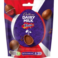 Image of MEGA DEAL Cadbury Dairy Milk Daim Mini Eggs 77g