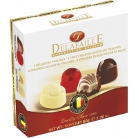 Image of Delafaille 4 Finest Belgian Chocolate Pralines 50g