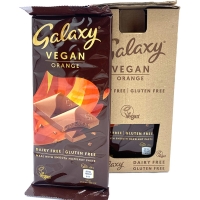 Image of MEGA DEAL CASE PRICE Galaxy Vegan Orange 10 x 100g