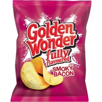 Image of MEGA DEAL Golden Wonder Smoky Bacon Crisps 32.5g