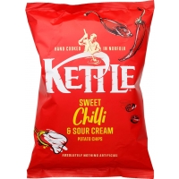 Image of MEGA DEAL Kettle Sweet Chilli and Sour Cream Potato Chips 130g
