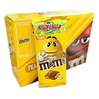 Image of MEGA DEAL CASE PRICE M and Ms Peanut Chocolate Bar 16 x 165g