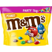 Image of MEGA DEAL M and Ms Peanut Milk Chocolate Party Bulk Bag 1kg