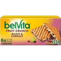 Image of MEGA DEAL Belvita Fruit Crunch Raisin and Currant 225g