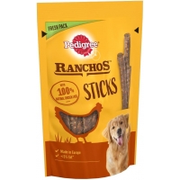 Image of MEGA DEAL Pedigree Ranchos Sticks Dog Treats With Chicken Liver 60g