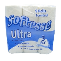 Image of Ultra Softesse Toilet Roll 9 Pack Scented