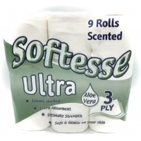 Image of MEGA DEAL Ultra Softesse Toilet Roll Aloe Vera 9 Pack