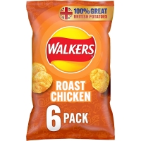 Image of MEGA DEAL Walkers Roast Chicken Multipack Crisps 6 x 25g
