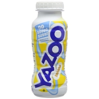Image of Yazoo No Added Sugar Banana Milk Drink Bottle 200 ml