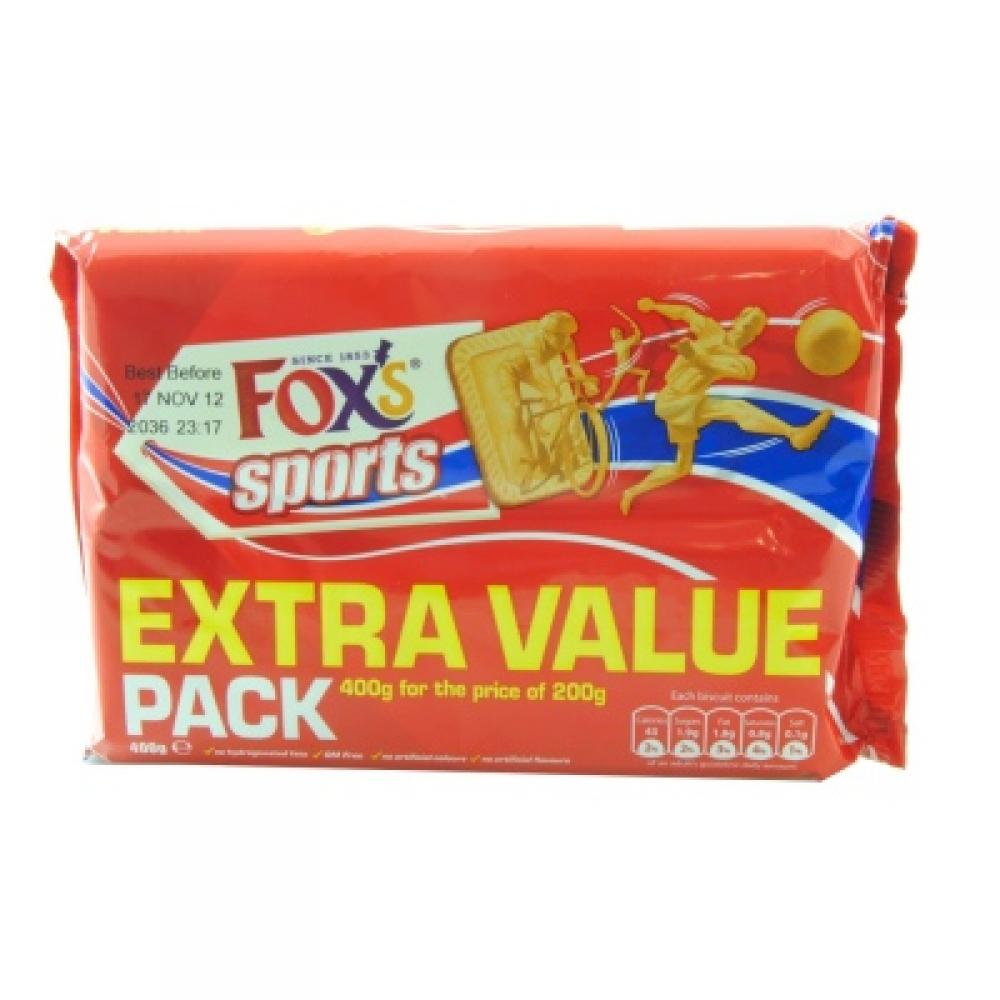 Foxs Sports Biscuits Extra Value Pack 2 X 200g Approved Food