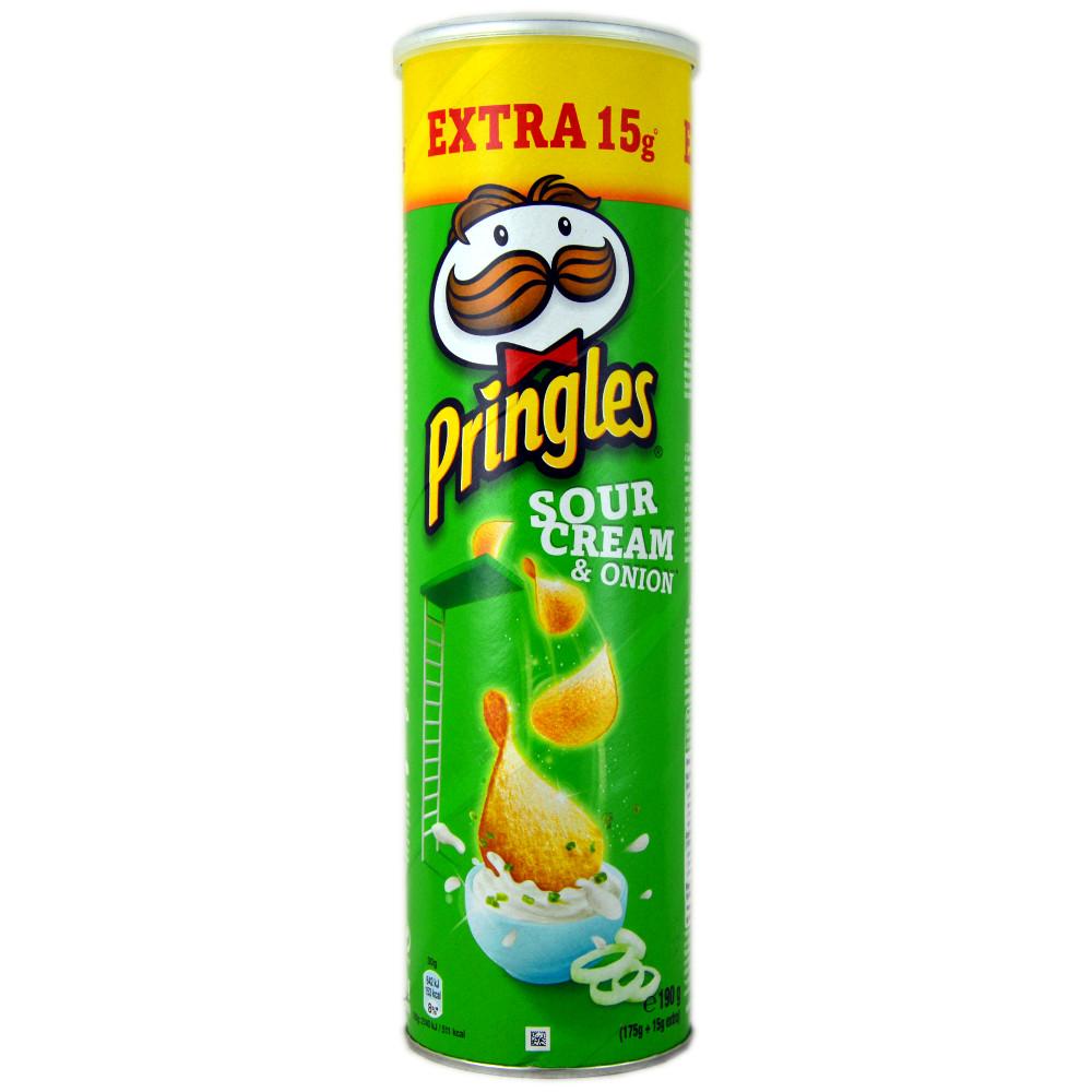 Pringles Sour Cream And Onion 190g | Approved Food