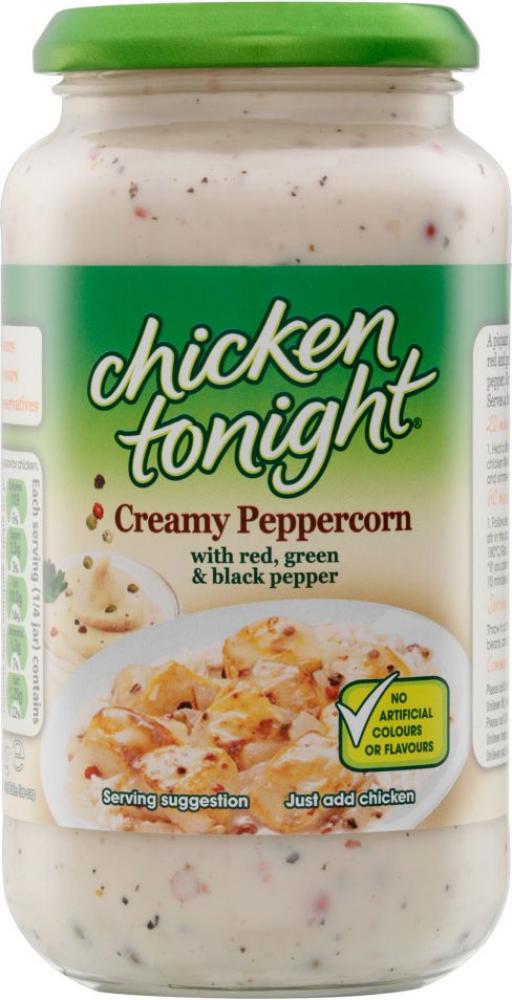 Chicken Tonight Creamy Peppercorn Sauce 500g | Approved Food