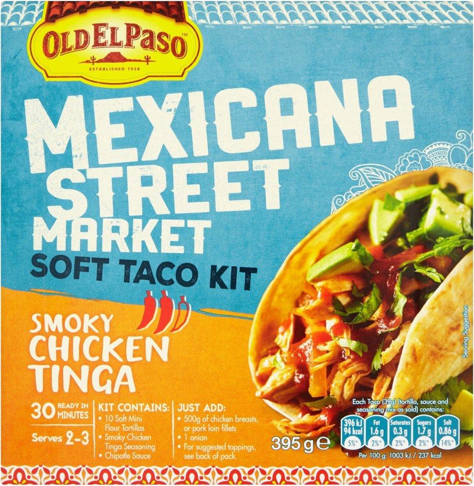 Old El Paso Mexican Street Market Soft Taco Kit Smoky -7176